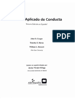 Cooper, Heron y Heward Análisis Conductual Aplicado