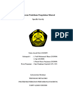 Laporan Praktikum Pengolahan Mineral