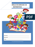 Cuadernillo de Ejercicios de Matematicas