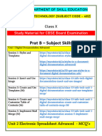 Class 10 IT Code 402 Study Material and NCERT Book Exercise Solution