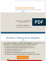 TEMA 2 Derechos y Deberes de Los Abogados. El Secreto Profesional