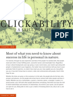 Clickability: A Skill For Life Dr. Rick Kirschner