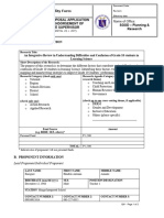 Research Proposal Application Form and Endorsement of Immediate Supervisor