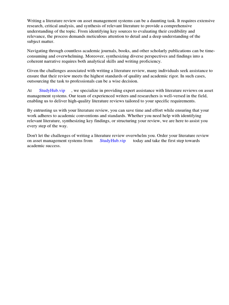 asset-management-system-literature-review-pdf-investment-management