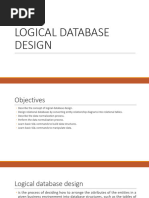 Logical Database Design