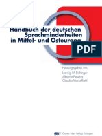 Leseprobe Aus: "Handbuch Der Deutschen Sprachminderheiten in Mittel - Und Osteuropa" Von Ludwig M. Eichinger, Albrecht Plewnia, Claudia M. Riehl (HRSG.)