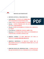 Estructura Propuesta Intervencion