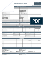 F-A-027. Creación y Actualización de Datos