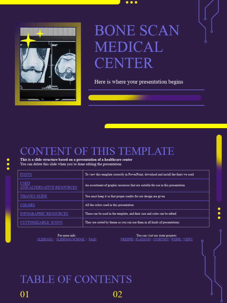 Bone scan medical center by slidesgo pdf planets planets in astrology