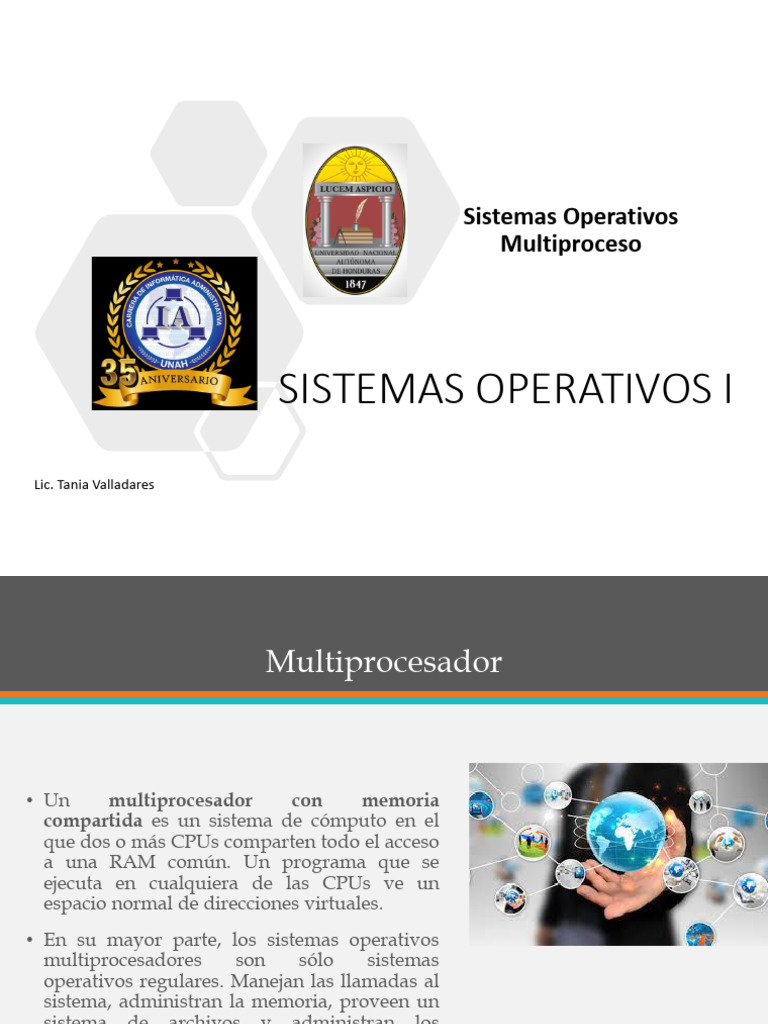 Sistemas Operativos Multiprocesador | PDF | Unidad Central de ...