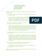 Questionário de Morfologia e Sintaxe - Miguel Rangel Ventura.