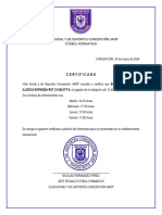 Certificado Illesca