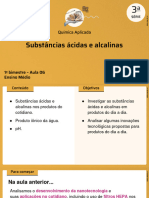 Substâncias Ácidas e Alcalinas: Química Aplicada