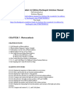 Biology The Essentials 1St Edition Hoefnagels Solutions Manual Full Chapter PDF