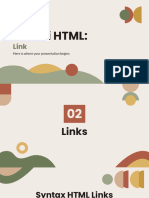 Materi HTML - Link