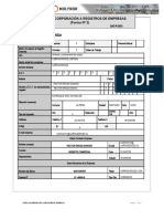 Ficha Incorporación A Registros de Empresas