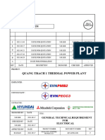 For Quotation: General Technical Requirement FOR Electrical