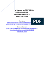 Solution Manual For MKTG 8 8Th Edition Lamb Hair Mcdaniel 1285432622 9781285432625 Full Chapter PDF