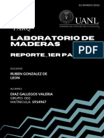 Laboratorio de Maderas - Reporte1er Parcial