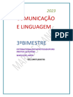 Comunicação e Linguagem 2023 Amostra