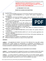 DECRET #2016 1248 - Conditions D'utilisation de La Marque Nationale de Conformité