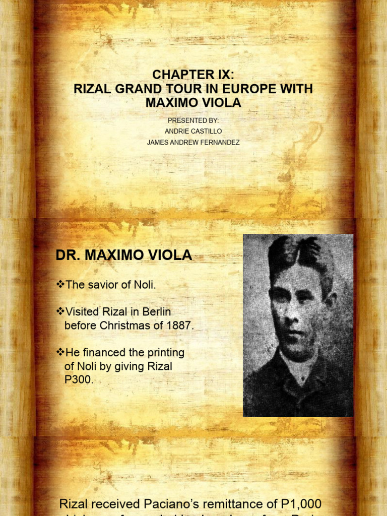 Rizal Chapter 9 - Castillo, Fernandez | PDF | Vienna | Switzerland