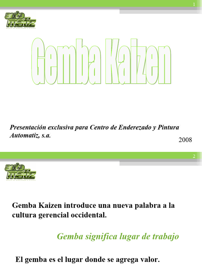 Estrategias Kaizen para Mejora Continua | PDF | Lean Manufacturing ...