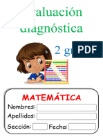 Evaluacion Matematica - 2°