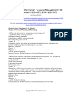Human Resource Management 14Th Edition Gary Dessler Test Bank Full Chapter PDF