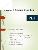 Chương 4. Sử Dụng Trình Diễn