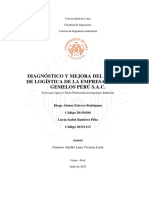 Diagnóstico Y Mejora Del Proceso de Logística de La Empresa Envases Gemelos Perú S.A.C