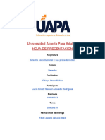 Tarea de La Semana IV Del Derecho Constitucional