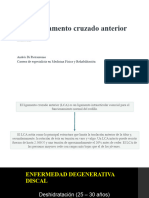 Lesión Ligamento Cruzado Anterior: Carrera de Especialista en Medicina Física y Rehabilitación