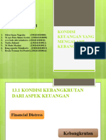 Kondisi Keuangan Yang Mengalami Kebangkrutan