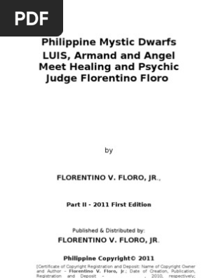 Philippine Mystic Dwarfs Luis Armand And Angel Meet Judge Florentino Floro Extraterrestrial Life Stephen Hawking