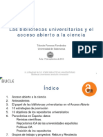 BUCLE Ferreras Fernandez T Lasbibliotecasuniversitariasyelaccesoabierto