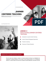Lesson 1 Introduction To Learner-Centered Approaches