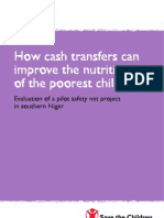 How Cash Transfers Can Improve The Nutrition of The Poorest Children