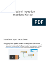 Impedansi Input Dan Impedansi Output