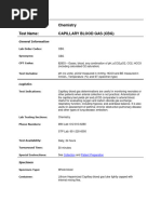 Capillary Blood Gas (CBG)