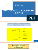 Paso 4 - Recolección de Datos