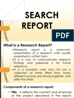 Research Report Project Proposal Position Paper