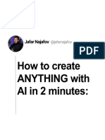 How To To Create ANYTHING With AI in 2 Minutes