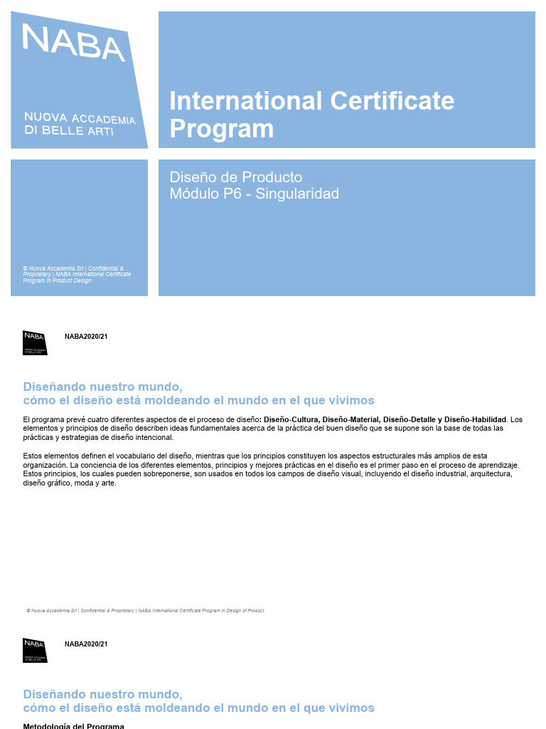 P6 Uniqueness Spanish UVM New | PDF | Diseño | Agua