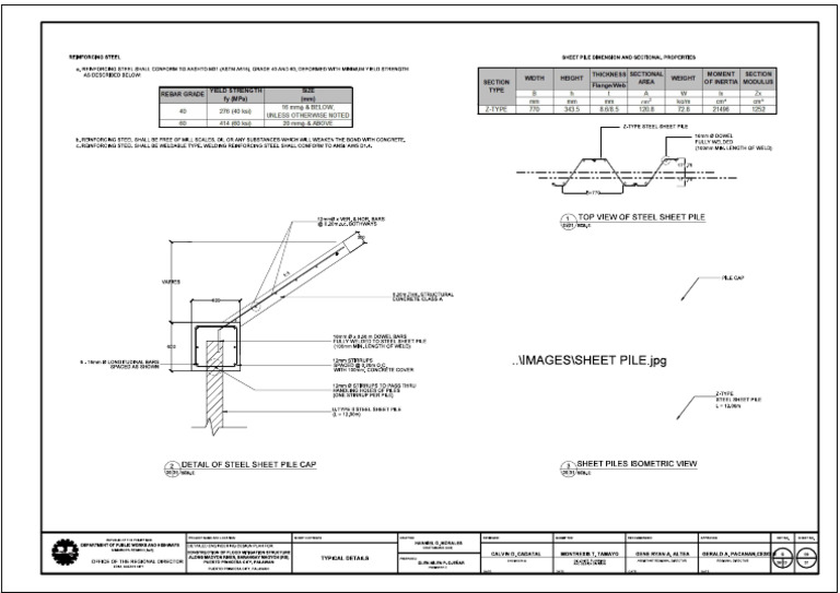 24eo0177 Plan (Sheet Pile) | PDF