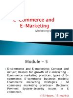 E-Commerce and E-Marketing - Module 5