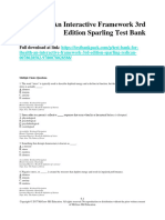 Ihealth An Interactive Framework 3Rd Edition Sparling Test Bank Full Chapter PDF
