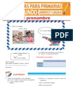 Aprendiendo Sobre El Pronombre