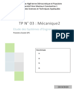 l1-Gpl - TP 03 Meca 2 (1er Année GPL)