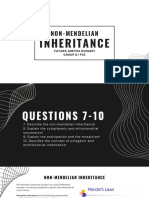 Presentation On Non Mendelian Inheritance